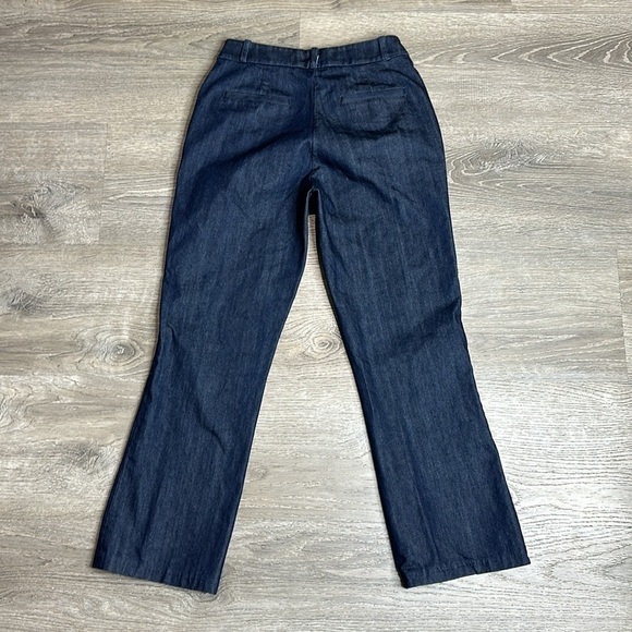 Kate Spade Women’s High Rise Curvy Straight Leg Ankle Jeans in Dark Blue Sz 00 - Picture 6 of 11